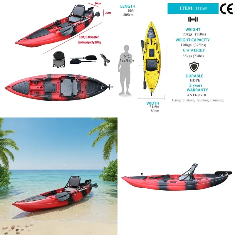 Fishing Kayak Seat - Caiaque de Pesca Individual de 10