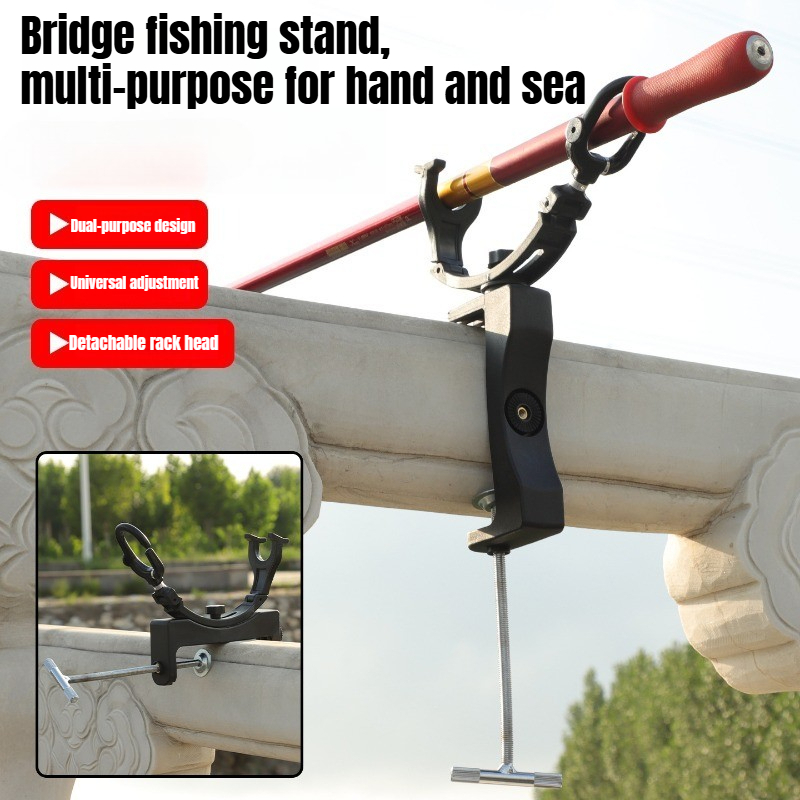 Fishing Kayak Rod Holder - 360 ° Suporte Giratório Ajustável para