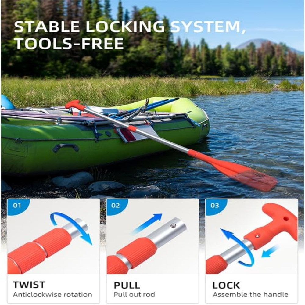 Remas de barco telescópico com - Fishing Kayak Crate avaliação e preço